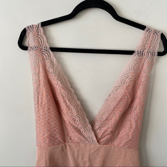 Nwt-Free People 'Sinking Ships' Metallic Trim Bodysuit - Picture 8 of 10